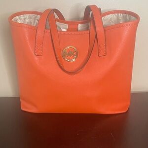 Michael Kors Vibrant Orange Tote